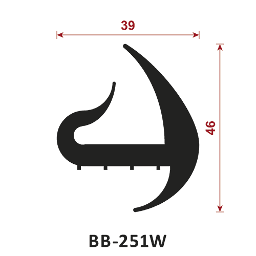 uszczelka typu t BB-251W