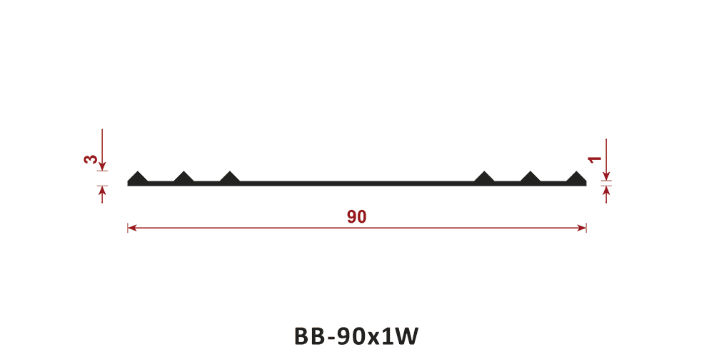 uszczelnienie techniczne BB-90x1W