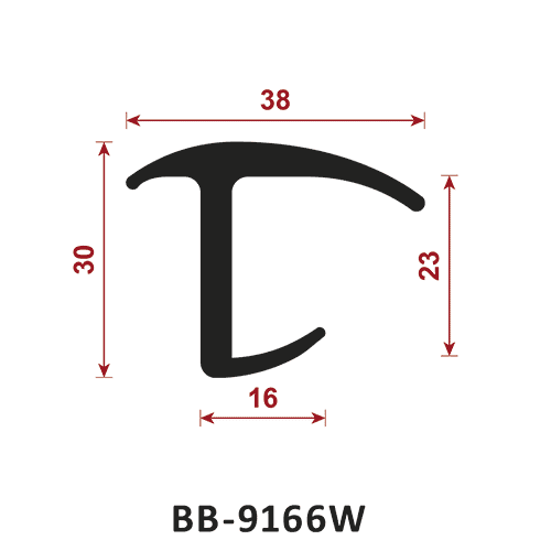 uszczelka typu t BB-9166W