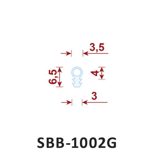 uszczelka silikonowa lita SBB-1002G