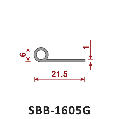 uszczelka silikonowa lita SBB-1605G