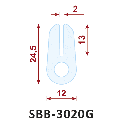 uszczelka silikonowa lita SBB-3020G