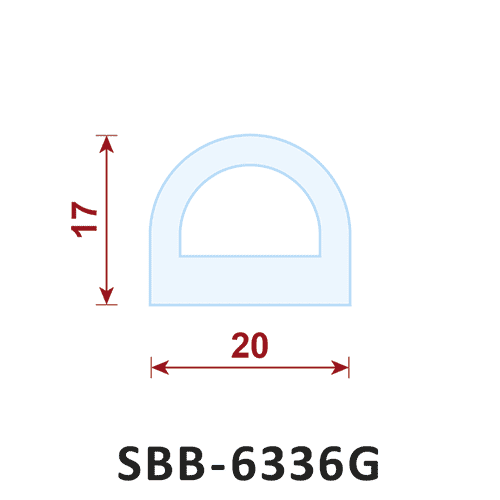 uszczelka silikonowa lita SBB-6336G