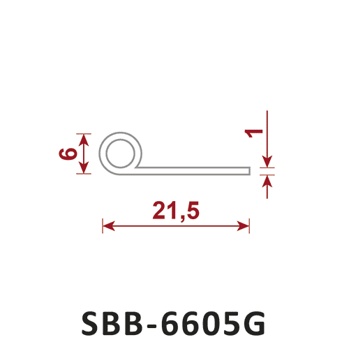 uszczelka silikonowa lita SBB-6605G