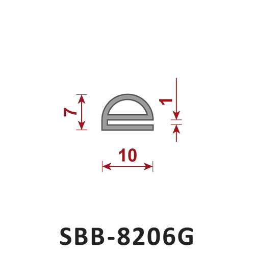 uszczelka silikonowa lita SBB-8206G