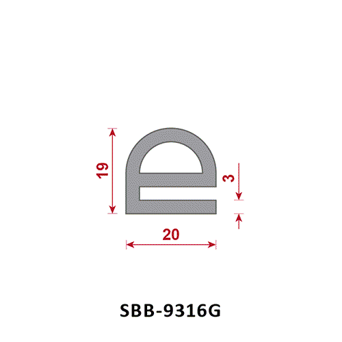 uszczelka silikonowa lita SBB-9316G